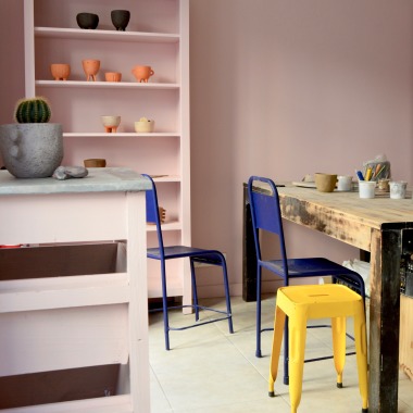 Atelier, table de travail 