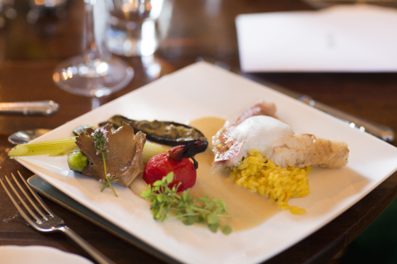 Red mullet and monkfish duo