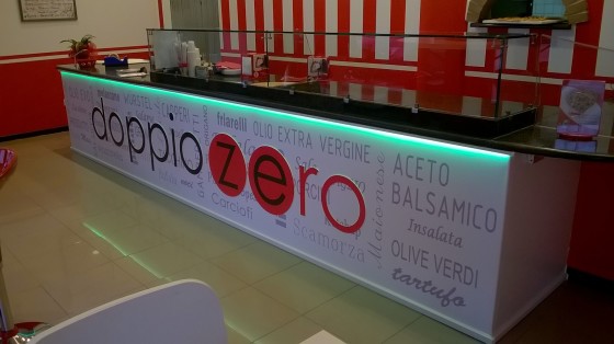 Bancone doppio zero