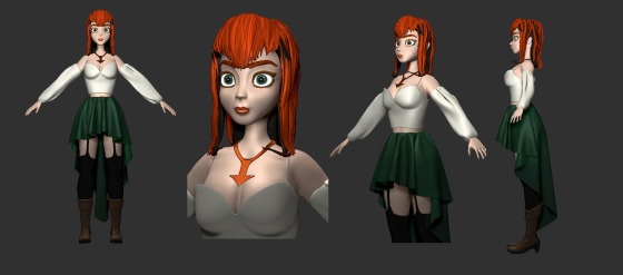 modelo personaje