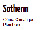 Sotherme - ¨Chauffagerie - Plomberie