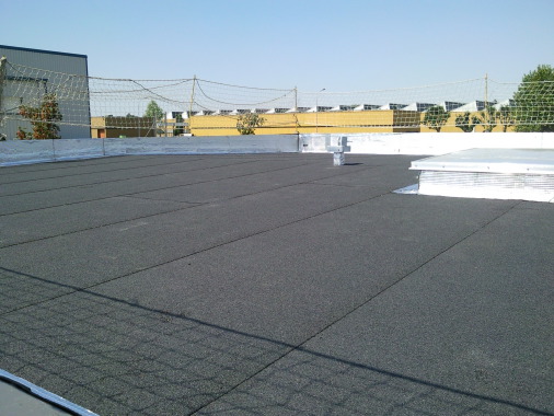 Chantier étanchéité toiture terrasse