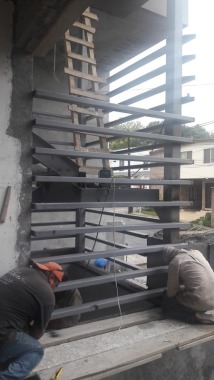 cubo escalera residencial