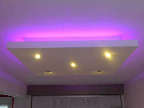 Autre exemple / Faux plafond illuminé
