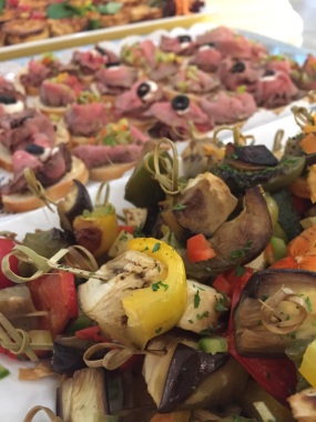 Beispiel für ein Fingerfoodbuffet