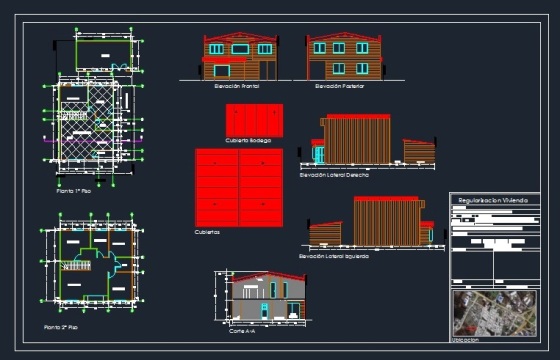 Plano de Casa en Altos del Tepual.