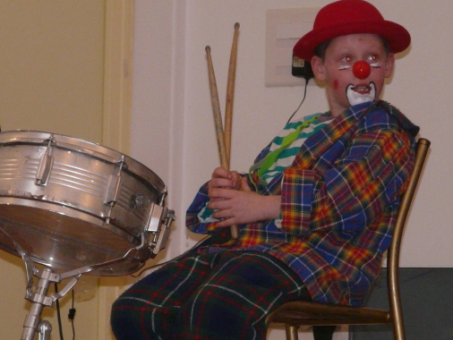 les clowns font de la musique