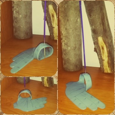 porta incienso "mano zen"