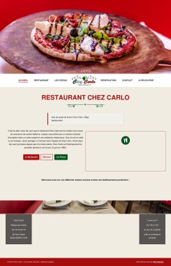 Création du site internet www.chezcarlo-lyon.fr