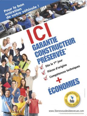 Garantie constructeur préservée.