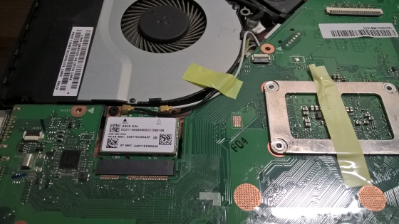 un portatile asus f550l tornato in vita sistemando bios e ventola del processore 