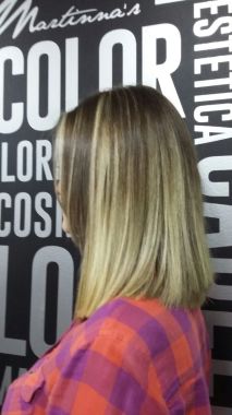 Balayage cabello corto
