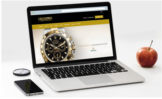 Diseño web para www.orosilver.com.co