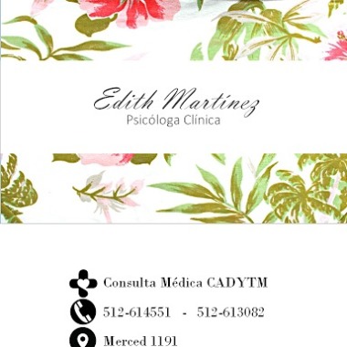 Psicólogo Edith Martinez M