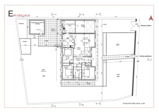 Plan d'aménagement architecture intérieur