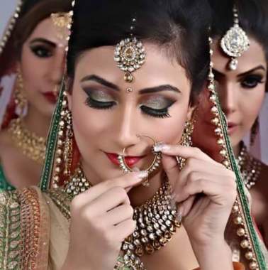 Bridal look for shoting