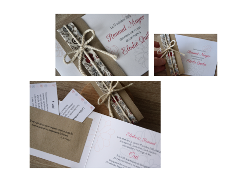 Faire part de Mariage