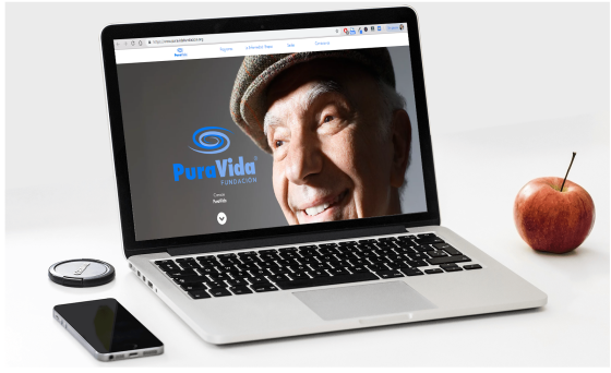 Diseño web para www.puravidafundacion.org