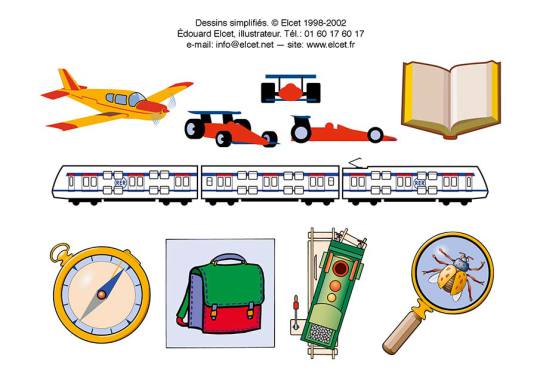 Pictogrammes divers, dessinés dans Illustrator.