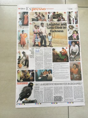 Blind Family's Life Story photo futured by  Photojournalist Nagesh Polali 
