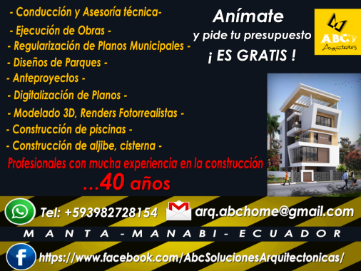 VISITANOS en nuestras redes sociales FACEBOOK  0982728154 WHATSAPP CONTACTOS -  ARQUITECTO Cristhian AB