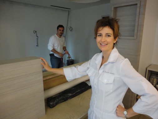 Dr Natalie Archer during Rosedale renovation