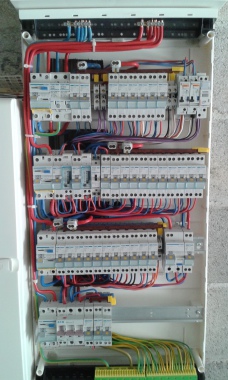 tableau de distribution d'une villas