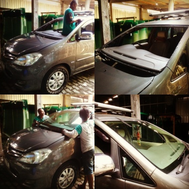 Kaca depan Kijang Innova