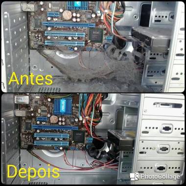 Limpeza física em Desktop