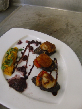 une de nos assiette servie a l'anglaise