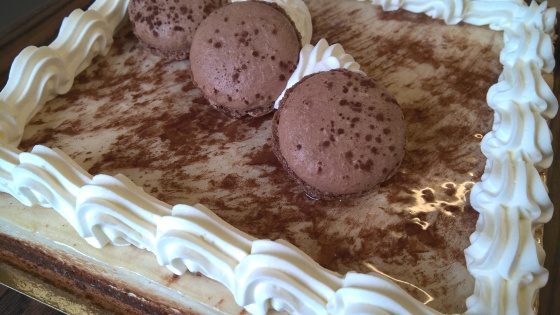 Entremets poire et chocolat