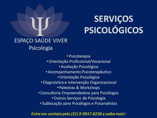SERVIÇOS PSICOLÓGICOS