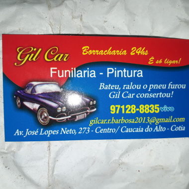 Gilcar  Borracharia 24 Horas Funilaria E Pintura