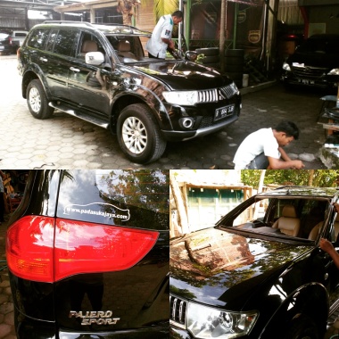 Kaca depan Pajero Sport