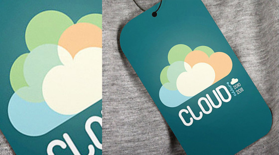 Réalisation du logo d'une petite marque de vêtements streetwear (Cloud culture). Ce logotype est decliné sur etiquettes, carte de visite et support de communication interne.