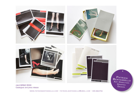 Sergio Rossi, cataloghi e merchandising