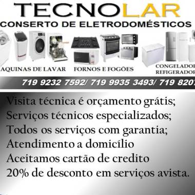 Tecnolar - Consertos Em Maquinas  E Refrigeradores