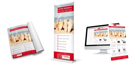 création d'une annonce, d'un roll-up et d'un E-mailing.