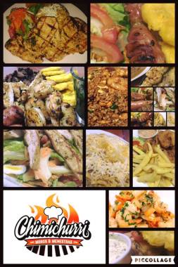 Asados como lomo, pollo, chuleta etc, acompañados de las mejores menestras y variados moros.