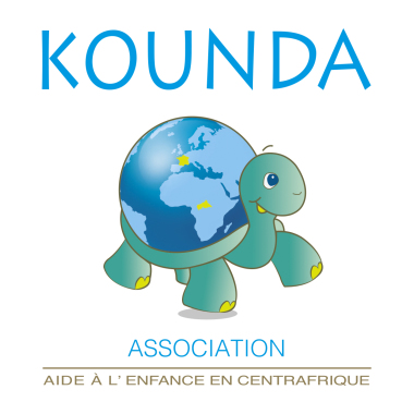 LOGO pour l'Association Kounda, aide à l'Enfance en Centrafrique.