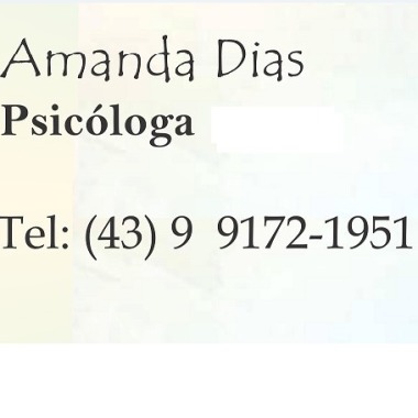 Psicóloga Amanda Dias
