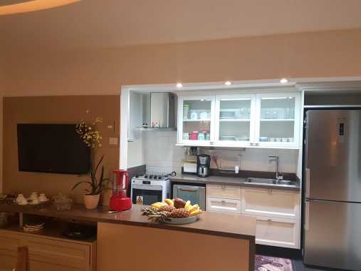 Sala e Cozinha - Obra Barra da Tijuca