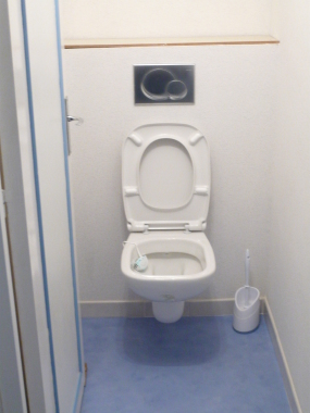 Pose WC suspendu