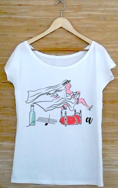 Graphisme enterrement vie de jeune fille.
