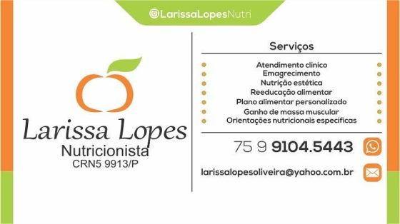 Serviços de nutrição