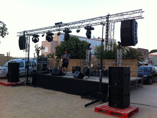 Sonorisation concert le groupe (Bande à Part)