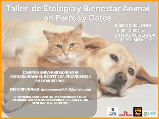 Taller de bienestar y Etología, un éxito, universidad mayor
