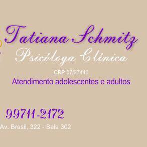 Psicóloga Tatiana Schmitz