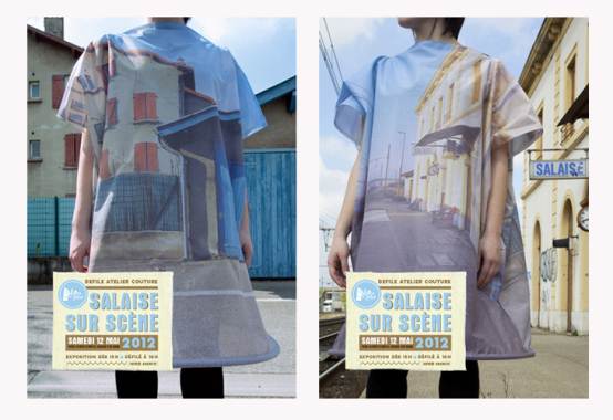 Affiches (2 modèles) pour un événement couture