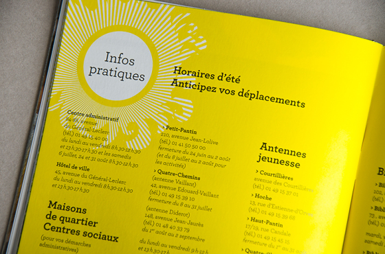 extrait d'une brochure d'informations